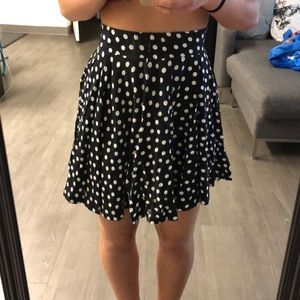 polka dot skirt